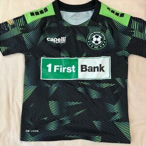 SOUTH MIAMI UNITED FC HUDSON MATCH JERSEY BLACK size 6-7 youth